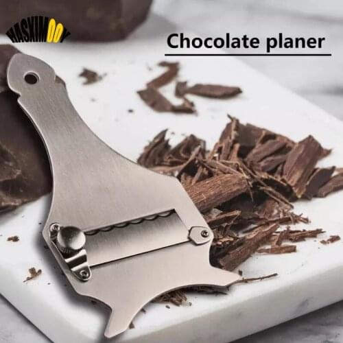 Stainless Steel Chocolate Planer Practical Truffle Cheese Slicer Cutter Knife Cheese Grater Kitchen Tools Cook Baking Utensils