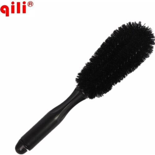 10pcs/pack Qili Wheel Cleaner Brush Auto Wheel CleaningTool For Auto Wheels And Motorcycles Wheel Cleaning Brush