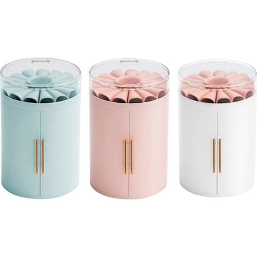 Jewelry Storage Box, Lipstick Storage Box, Fashion Flower Jewelry Storage Box, for Necklaces/Earrings/Watches