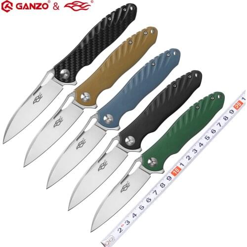 FH71 FBKNIFE Ganzo Firebird D2 blade G10 or Carbon Fiber Handle Folding knife Survival Pocket Knife tactical edc outdoor tool