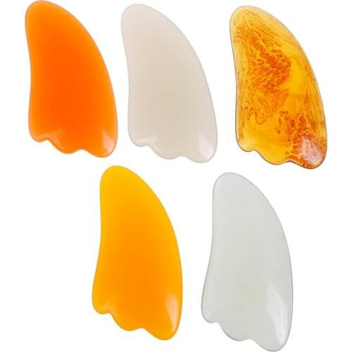 1PCS Traditional Physical Guasha Jade Board Scraping Scraper Tool SPA Salon Body Massager Beauty Health Care Tools