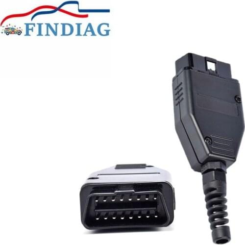 Male / Female Plug OBD2 16Pin Connector Wire Sockets With PCB Board Connect Shell OBDII J1962 Interface