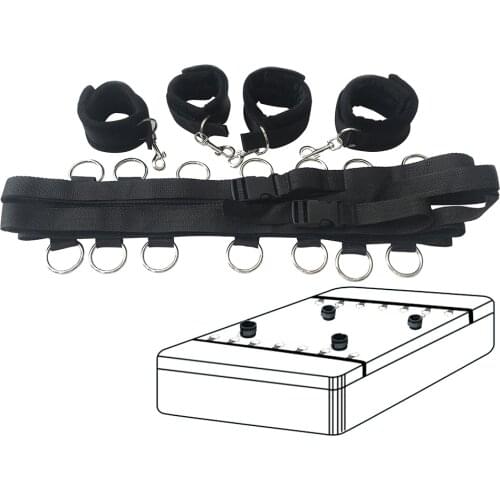 Adult Erotic Toy Handcuffs & Ankle Cuffs BDSM Bondage Sex Toys For Couples Under Bed Restraint Bondage Fetish Slave Sex Products