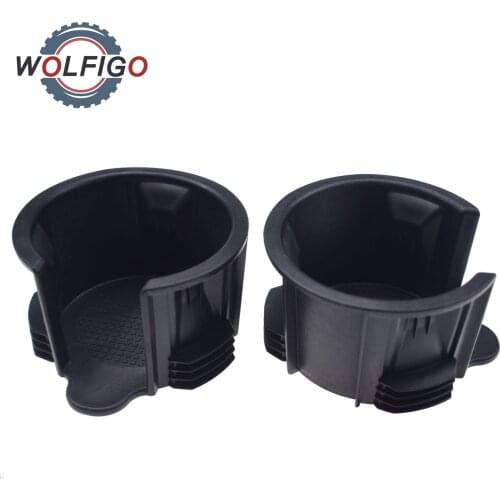 WOLFIGO New Center Console Cup Holder Insert for Land Rover Range Rover SPORT LR2 LR3 LR4 LR021330 LR087454