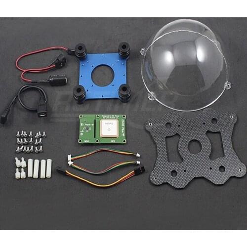 RCTIMER AVDome Protection AntiVibration Dome and ArduFlyer APM 2.5.x u-Blox CN06 Plus PCB GPS Receiver