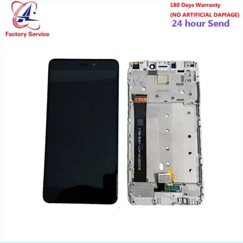 For Xiaomi Redmi Note4 LCD Screen Display+Touch Screen Digitizer Sensor Assembly Replacement With Frame For MTK Helio X20 NOTE4