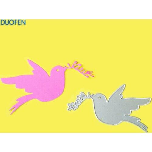 1pc flying bird stencil metal Cutting dies for DIY papercraft projects Scrapbook Paper Album greeting cards paper works deco