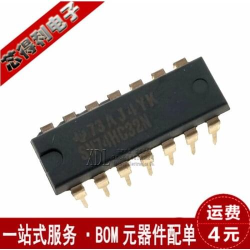 10pcs/lot SN74HC32N DIP-14 Brand New & Original HD74HC32P