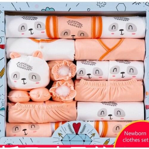 18Pcs/lots Newborn Baby Clothes Set 100% Soft Cotton Spring Newborn Set Infant Gift Baby Clothing For New Born Clothes Baby Suit