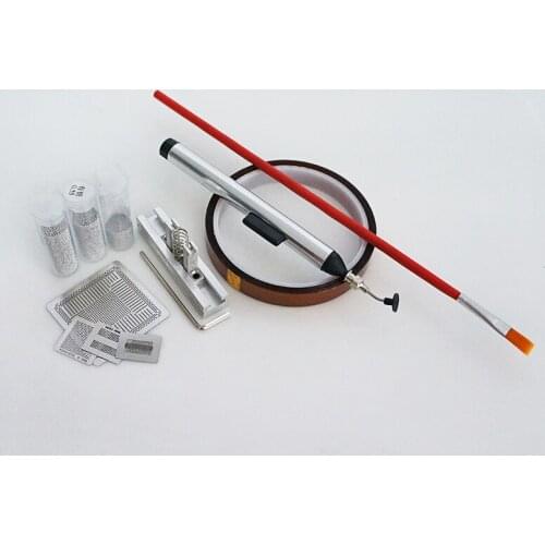 2021 BGA fixtures 90x90 Reballing Station Reballing Bga Sik tin template solder paste soldering flux for Laptop Gameconsole