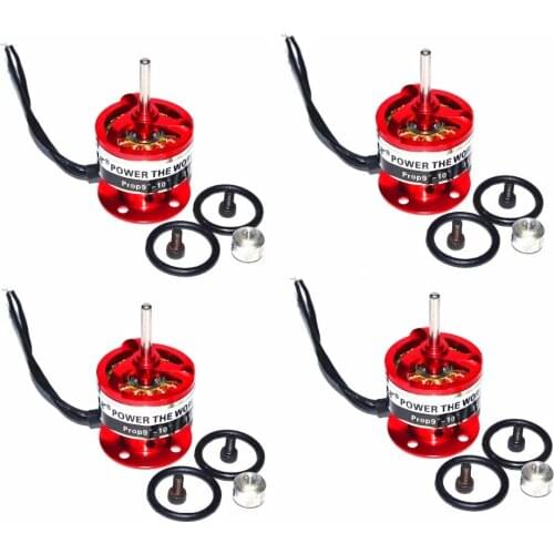 4Pcs CF2822 1200KV Brushless Motor w/Prop Saver for RC Airplane Multicopter