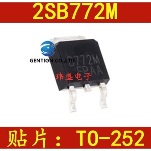 20PCS Long telegram SB772M 2SB772 B772 SOT-252 in stock 100% new and original