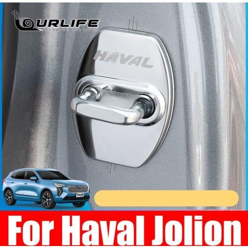 For Haval Jolion 2021 Car Door Lock Cover Interior Stainless Steel Protector Case Car-styling Decoration Accessories Parts
