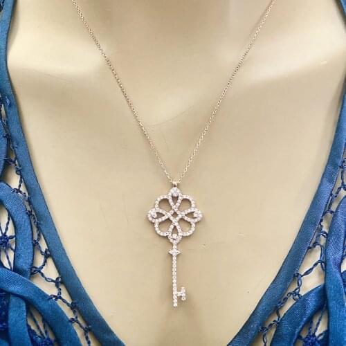 Key Love 925 Silver Necklace