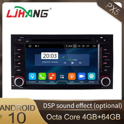 LJHANG Car DVD Multimedia Player Android 10 For SEAT LEON 2014 2015 2016 2017 WiFi GPS Navigation 1 din Car radio Stereo RDS DSP