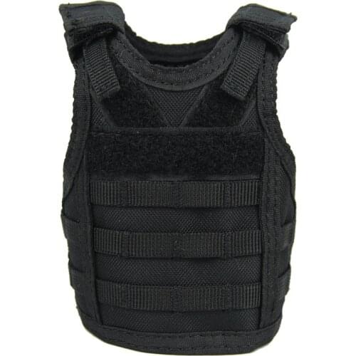 Outdoor decoration beer and wine set, tactical military fan water bottle protection bag