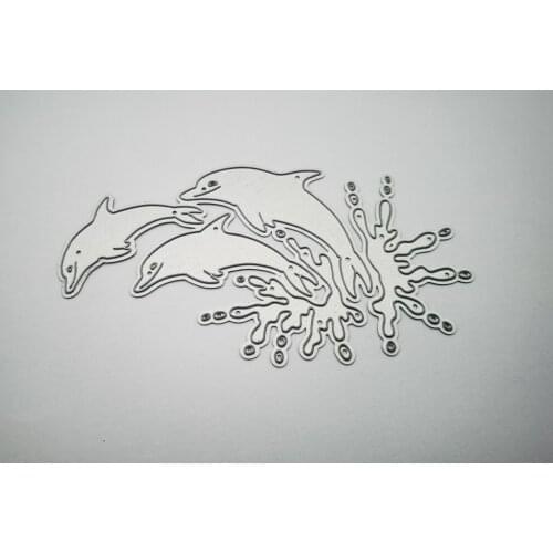 Customizable Sea Metal Cutting Dies Cut Die Mold Animal Dolphin Decoration Scrapbook Paper Craft Knife Mould Blade Die Cuts