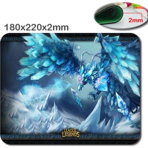 League Of Legends New Arrivals Rectangle Rubber Gaming Large Soft Mouse Pad Mat Non-slip accessory luxury 220*180*2mm