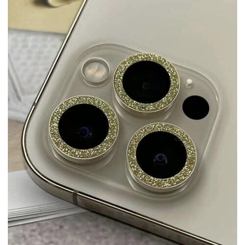 Metal Ring Lens Paste For iPhone 12 11 Pro Max mini Flash Drill Fine Sand 12pro Flash Pink Hawkeye Glasses Protective Len Film