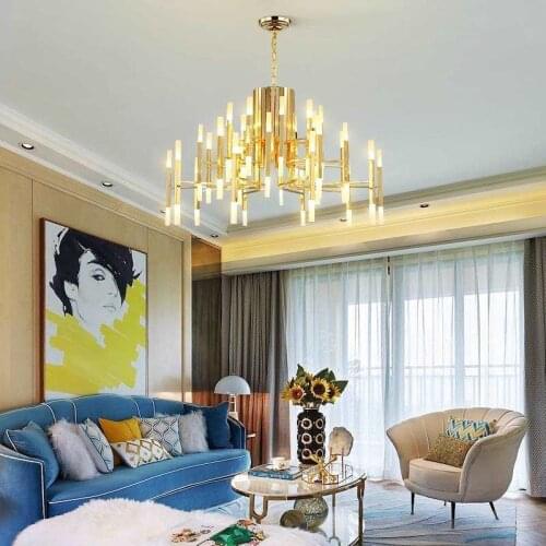 Modern 24 36 60 Multiple Heads Acrylic Pendant Light For Living Room Nordic Designer Hanging Lighting Lamp With G4 Led bulb