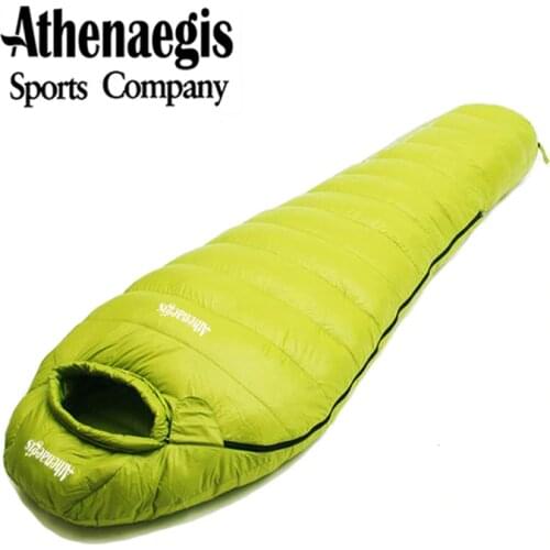 Athenaegis White Goose Down 2000G Filling Adult Use Sleeping Bag Sac De Couchage Slaapzak Lazy Bag Uyku Tulumu