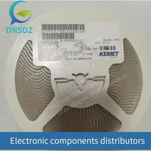 T491A226K010AT T491A226010 22UF 10V 3216-A 226K KEMET 100%New 200Pcs