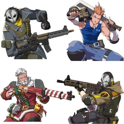 Three Ratels CDM324 Hot game Shooter anime wall sticker for gabinete gamer car hood sticker laptop decal