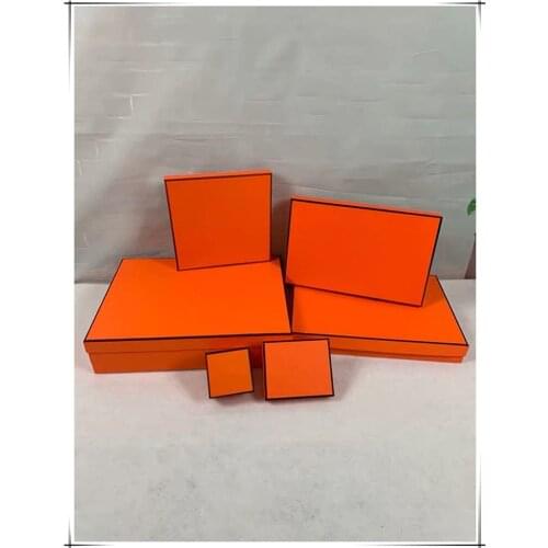 Package Box For Gift Orange Color Big box