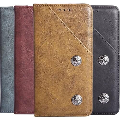 ITien Protective Vintage Book Style Genuine Leather Cover Phone Case For Konrow Must Sky Lite Plus Pouch Shell Wallet Etui Skin