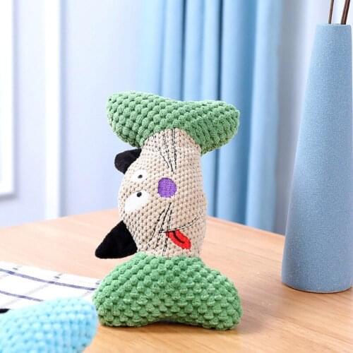 Pet Bite Resistant Dog Chewing Toy Cute Plush Candy Shape Squeaky Puppy Dog Chew Interactive Toys Small Mediumn Pet Supplies