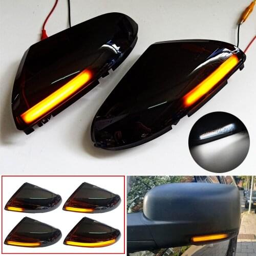 2Pieces Sequential Lamp Side Rearview Mirror Dynamic Indicator Blinker LED Turn Signal Light For Dodge Ram 1500 2500 3500