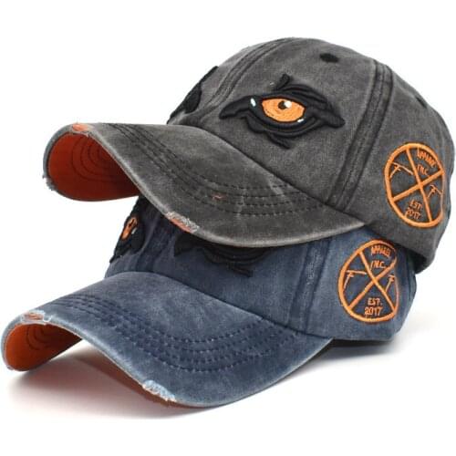 2021 The NEW Fashion Washed Cotton Cap Men Women Children Eagle Embroidery Parent-child Caps Vintage Fashion Snapback Hat