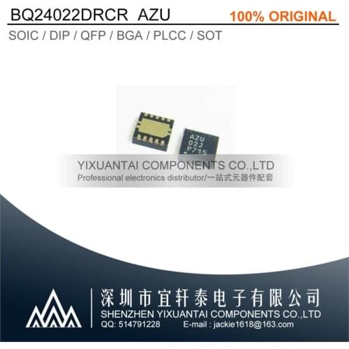 5pcs/lot 10pcs/lot 50pcs/lot 100pcs/lot Free shipping 100% original BQ24022DRCR BQ24022 AZU SON10.jpg