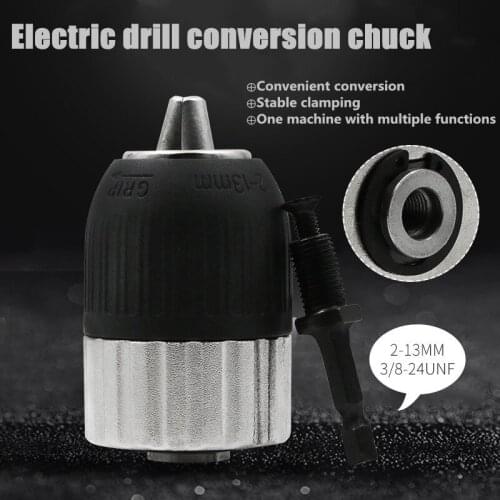 2-13mm Hexagon Shank Drill Bit Tool Quick Change Conversion Adapter Electric Drill Chuck Screwdriver Impact Driver Adapter