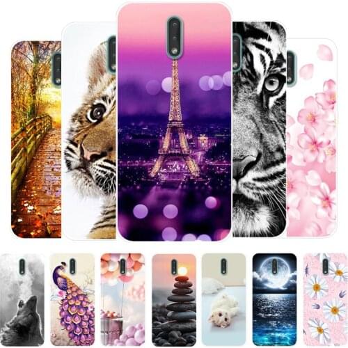 For Nokia 2.3 Case 6.2" Animal Soft Silicone Back Cover For Nokia 2.3 TA-1206 TA-1211 Case TPU Bumper on Nokia2.3 Phone Case