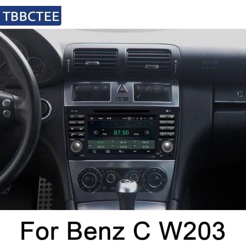 For Mercedes Benz C Class W203 2004~2007 NTG Multimedia Player GPS Android Auto Radio DVD Car Navigation System Radio