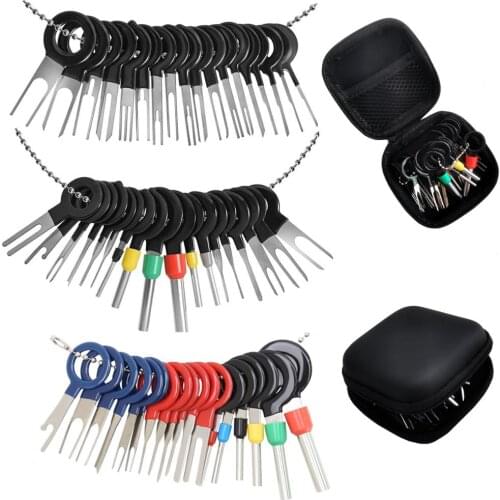 54/18/3pcs Car Terminal Removal Tool Kit Wiring Crimp Connector Pin Extractor Puller Terminal Repair Professional Hand Tools