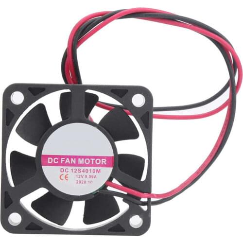 12V 0.09A Motor Cooling Fan Plastic High Temperature Resistance Motor Heat Dissipation DC Cooling Fan