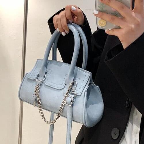 High Sense of Pure Color Personality Atmospheric Handbag 2021 New Fashion All-match Female Designer One-shoulder Messenger Bag