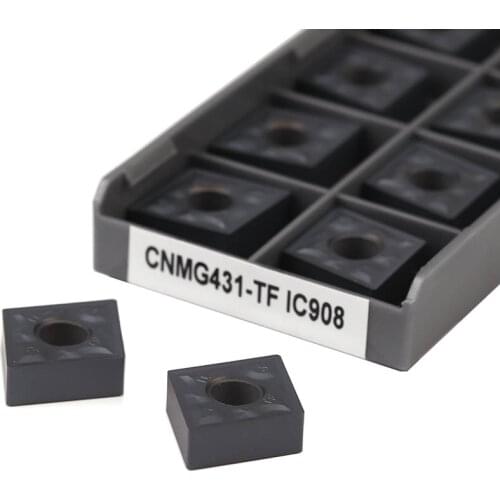 CNMG120404 -TF IC907 IC908 CNMG120408 -TF IC907 IC908 Carbide Inserts CNC Lathe Tool For Stainless Steel,Hard Alloy,Carbon Steel