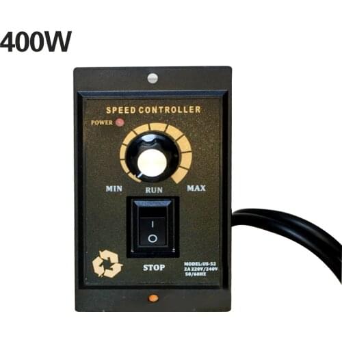 400W AC 220V 50/60Hz US-52 Motor Speed Pinpoint Regulator Controller Motor Governor