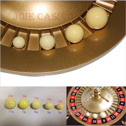 3pcs/lot Resin Roulette Ball For Roulette Game Casino Roulette Ball Five Size 12mm-15mm-18mm-20mm-22mm
