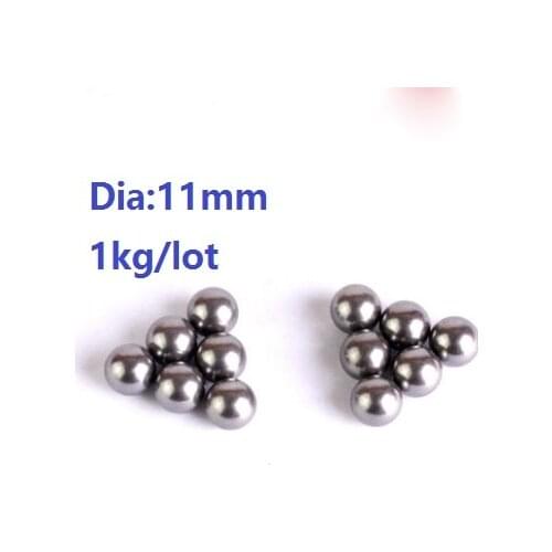 1kg/lot (183pcs) steel ball Diameter 11mm high-carbon steel balls bearing precision G100