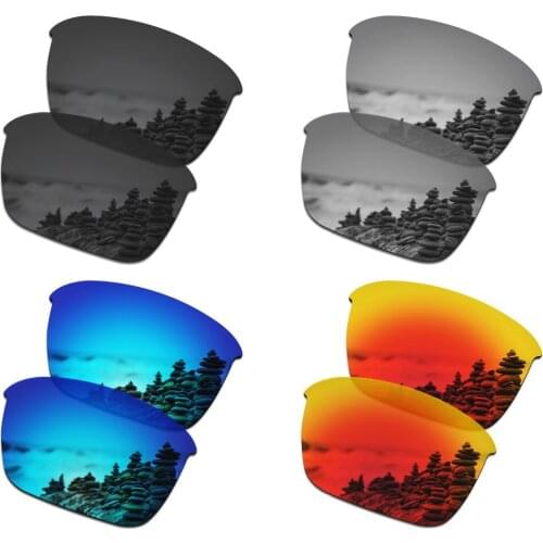 SmartVLT 4 Pairs Polarized Sunglasses Replacement Lenses for Oakley Thinlink - 4 Colors