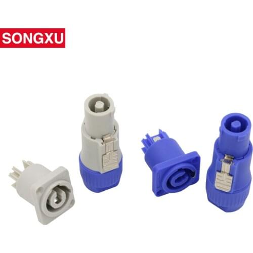 SONGXU PowerCon DMX Cable Power Connector in and out for Power Input. Male Female Moving Head PAR Light Wash Light Used/SX-AC015