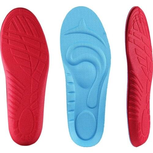 Sports Insoles For Shoes Men Women Sweat Absorbent Breathable Military Training Insoles Shock Absorption Massage Shoe Pad Insert