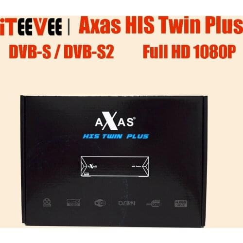 Full HD Satellite Receiver With 2x DVB-S2 SAT Tuner Installed Axas HIS Twin PLUS Linux E2 Open ATV 6.2 TV Box Replace ZGEMMA