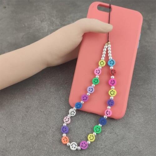 Tik Hot Boho Cell phone Lanyard for keys ID card Mobile Phone straps Cute necklace Handphone strap keycord short Lanyard