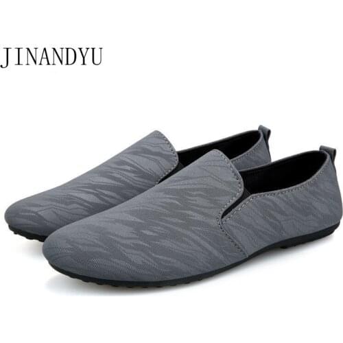 Non-leather Casual Shoes Leisure Sports Shoes for Male Loafers Fashion Trainers Men Black Gray Blue Slip on Shoes Men Original
