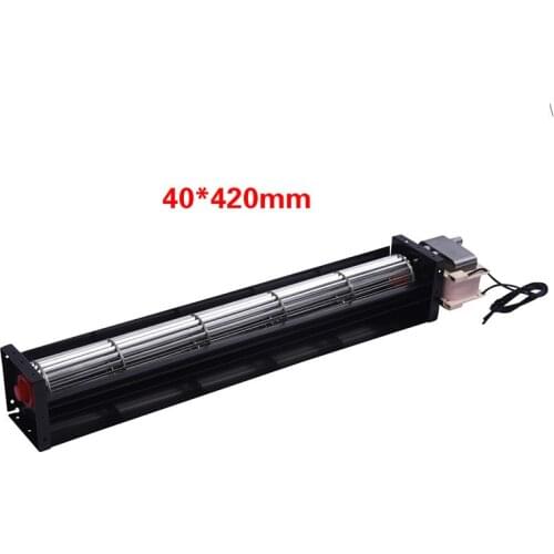 Crossflow fan 40*420mm/40*350mm AC220V cross flow fan aluminum alloyCross flow impeller fan cross flow fan